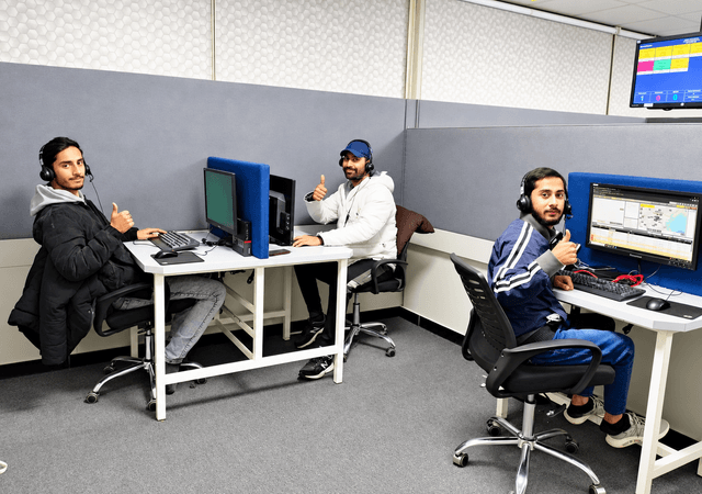 ORiON customer support team working together